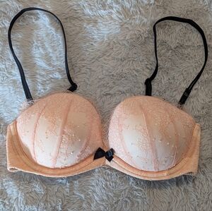 Victoria's Secret Very Sexy Strapless Bra 32C NWT Straps Included